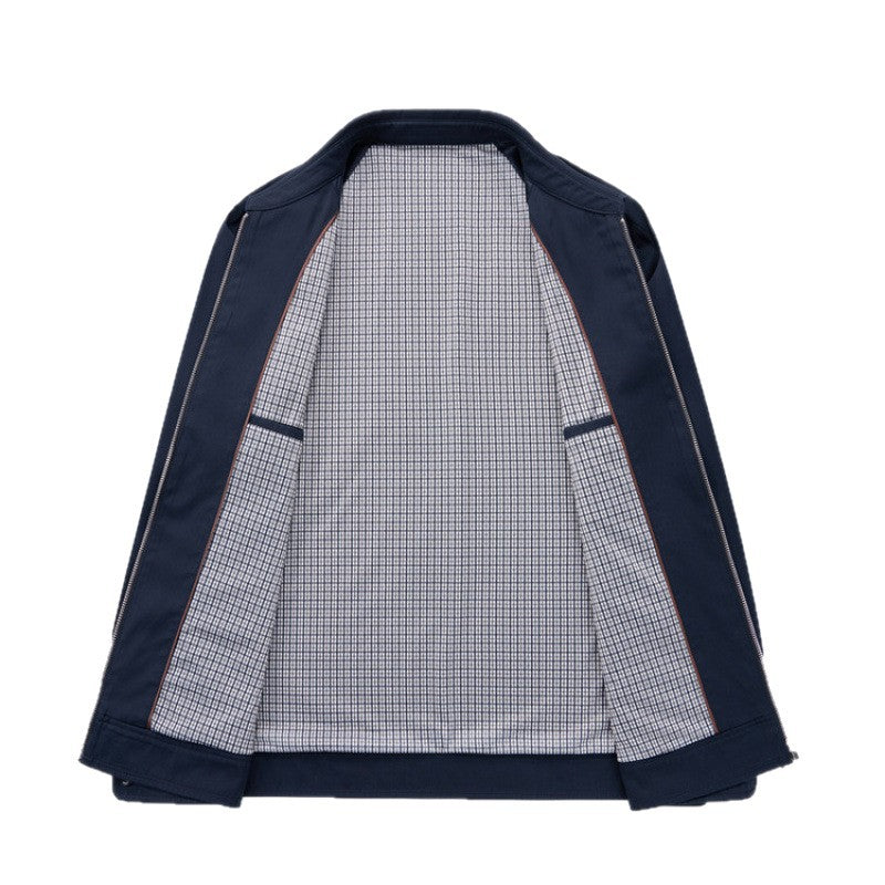 Men's Casual Cotton-Blend Jacket