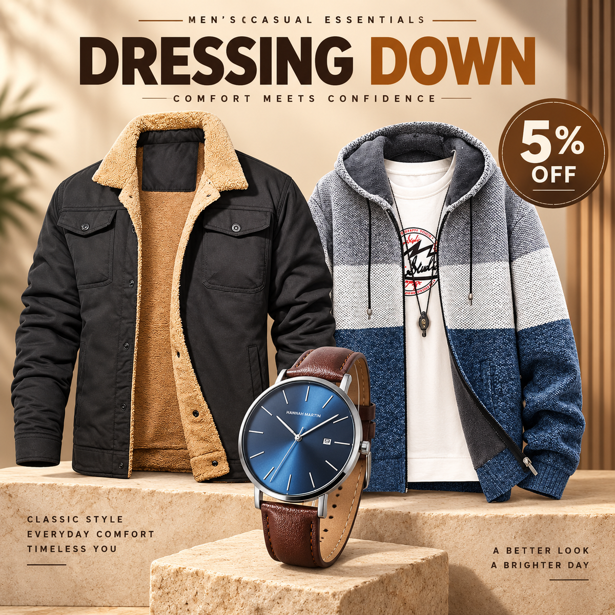 Dressing Down Men’s Smart Casual Trio Bundle – 5% Off promotional cover