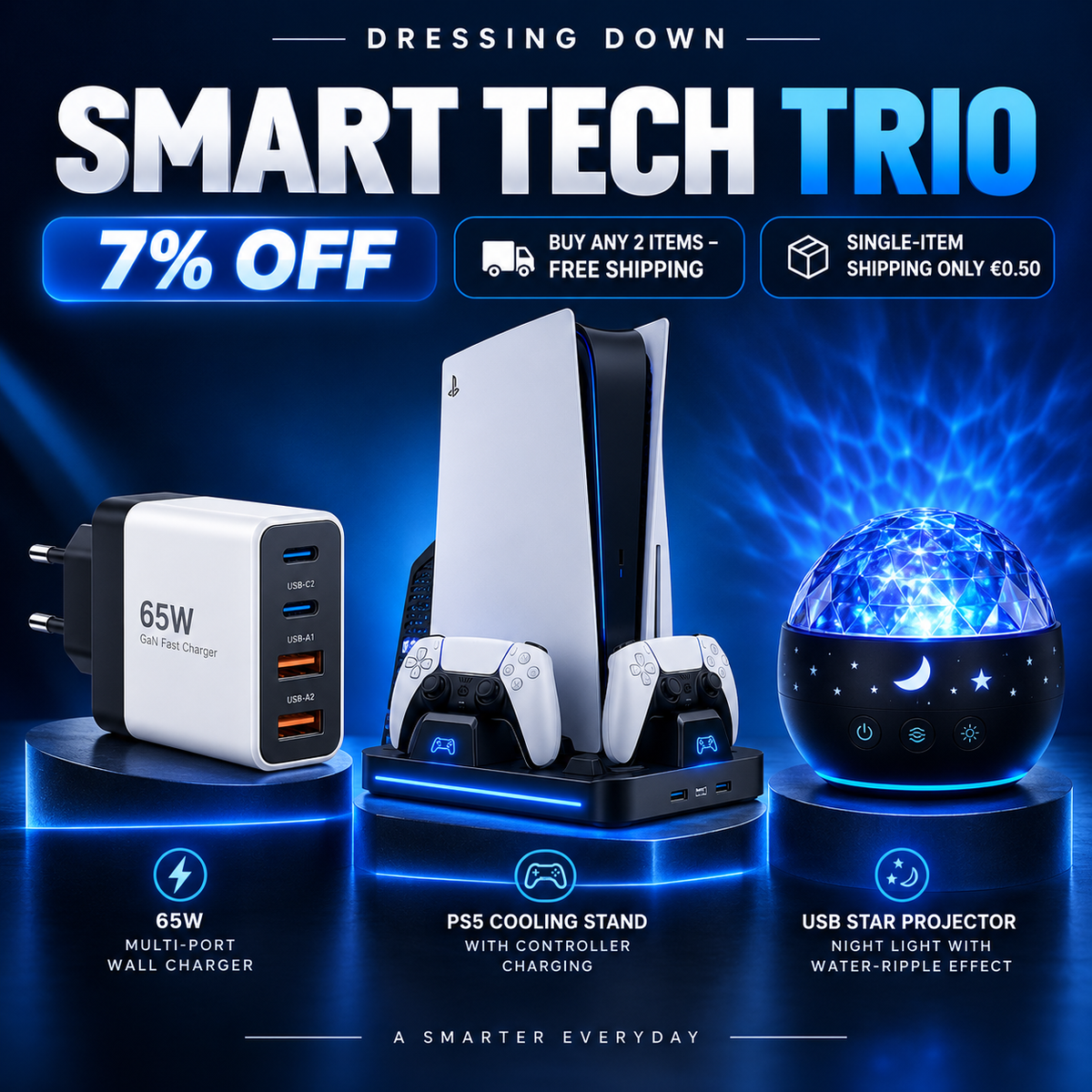 Smart Tech Trio – 7% Off