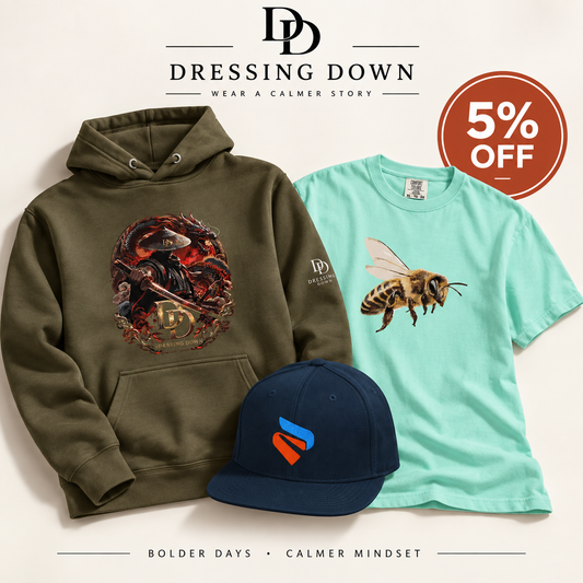 Dressing Down Unisex Streetwear Trio Bundle – 5% Off promotional cover