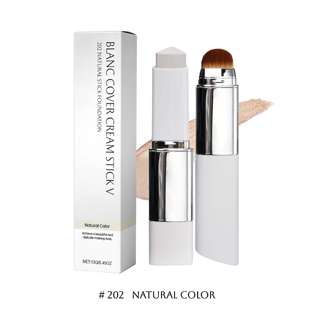 Dual-Ended Foundation Stick with Brush