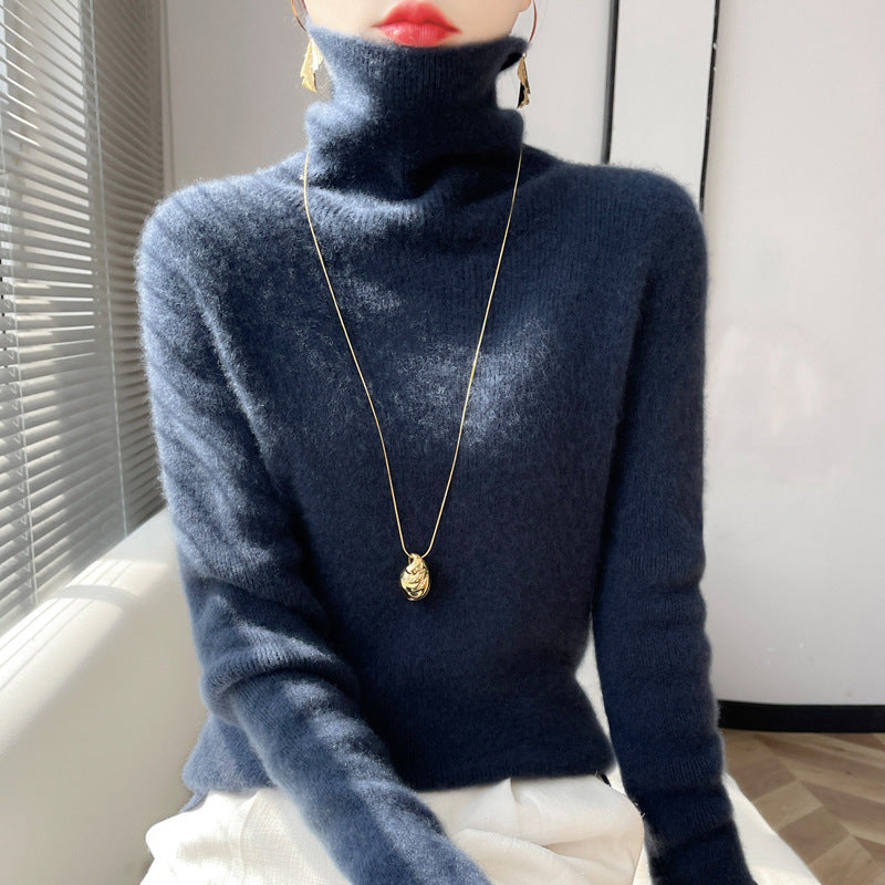 Women's Slim-Fit Soft Turtleneck Sweater