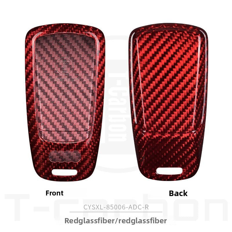 Audi Carbon Fiber Key Fob Protective Cover