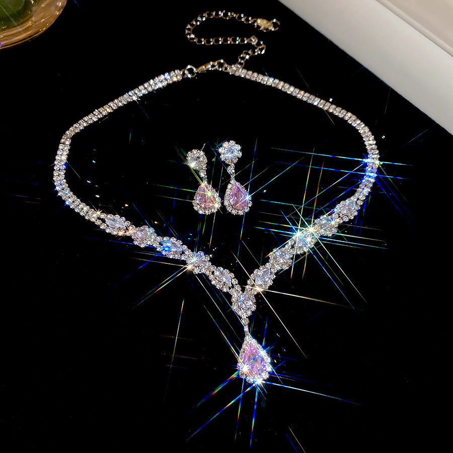 Luxury Necklace & Earrings Jewelry Set