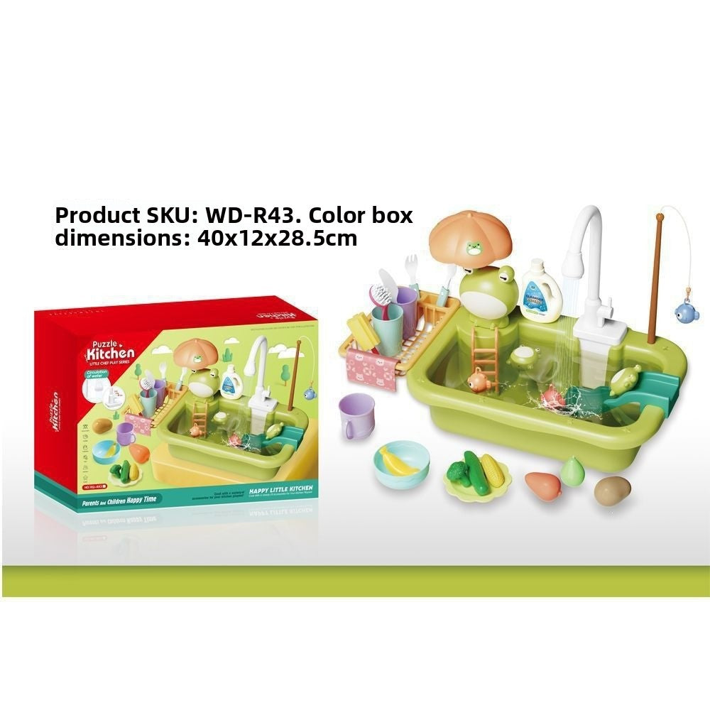 Electric Circulating Water Play Sink Set