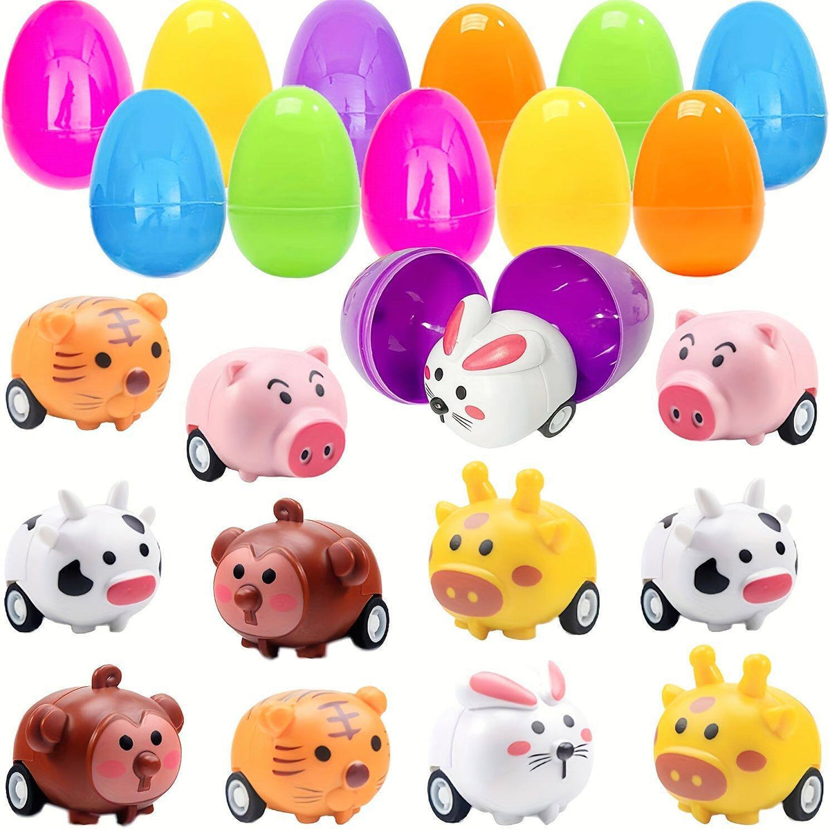Children's Surprise Eggs with Hidden Toys