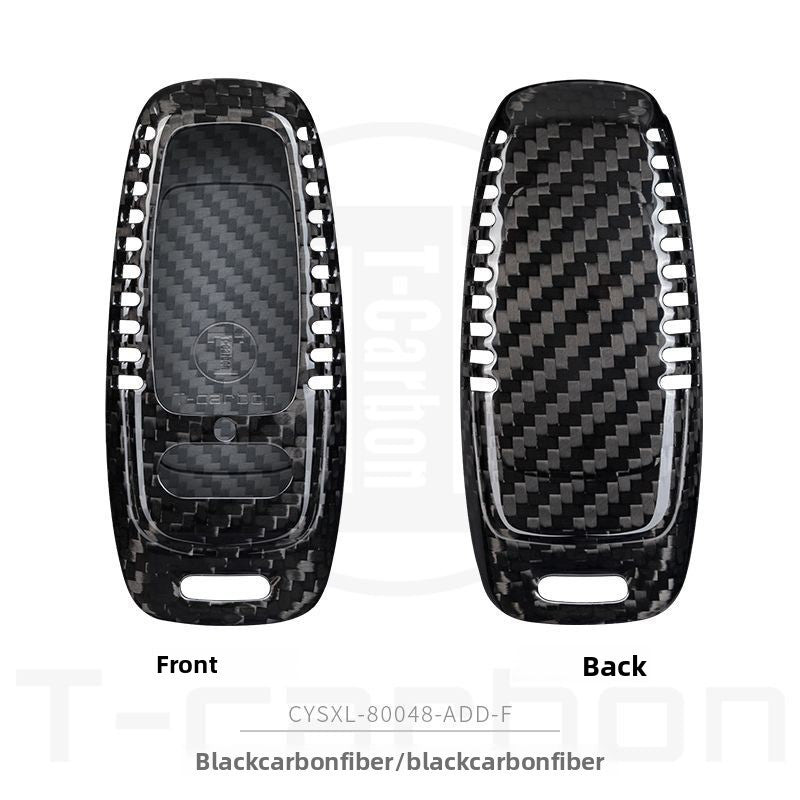 Audi Carbon Fiber Key Fob Protective Cover