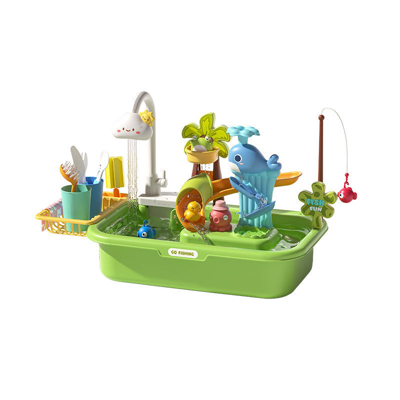 Electric Circulating Water Play Sink Set