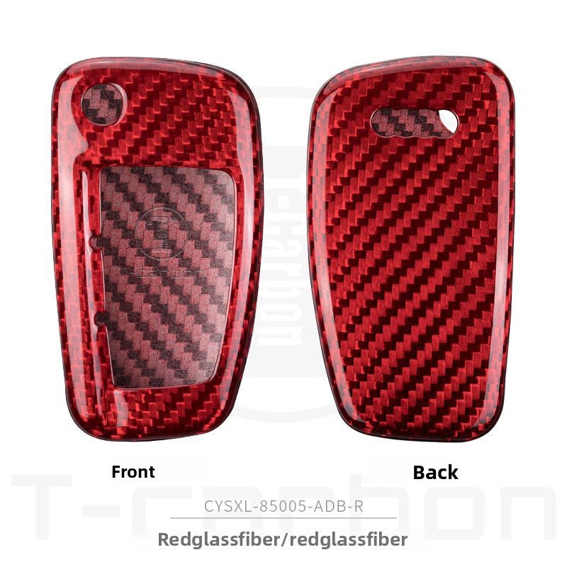Audi Carbon Fiber Key Fob Protective Cover