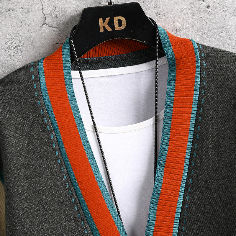 Men's Chenille Knit Cardigan Jacket