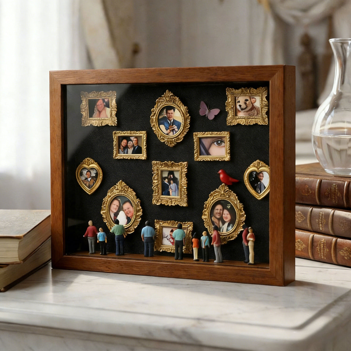 Vintage Mini Photo Frame Set