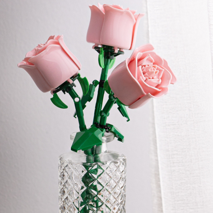 Rose Building Block Eternal Flower Bouquet