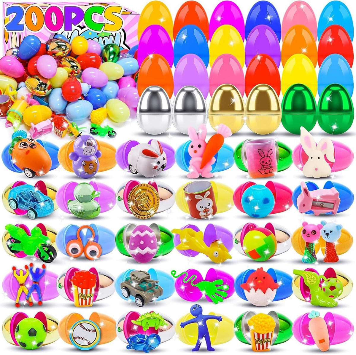 Children's Surprise Eggs with Hidden Toys
