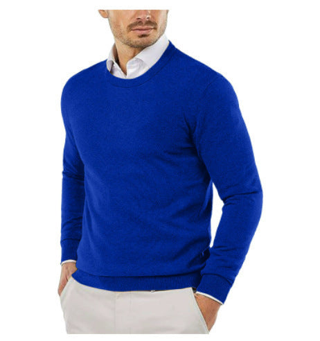 Men's Long-Sleeve Knit Sweater