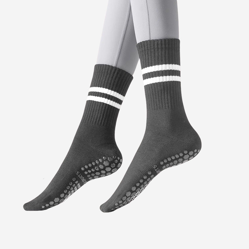 Women's Striped Non-Slip Yoga Socks