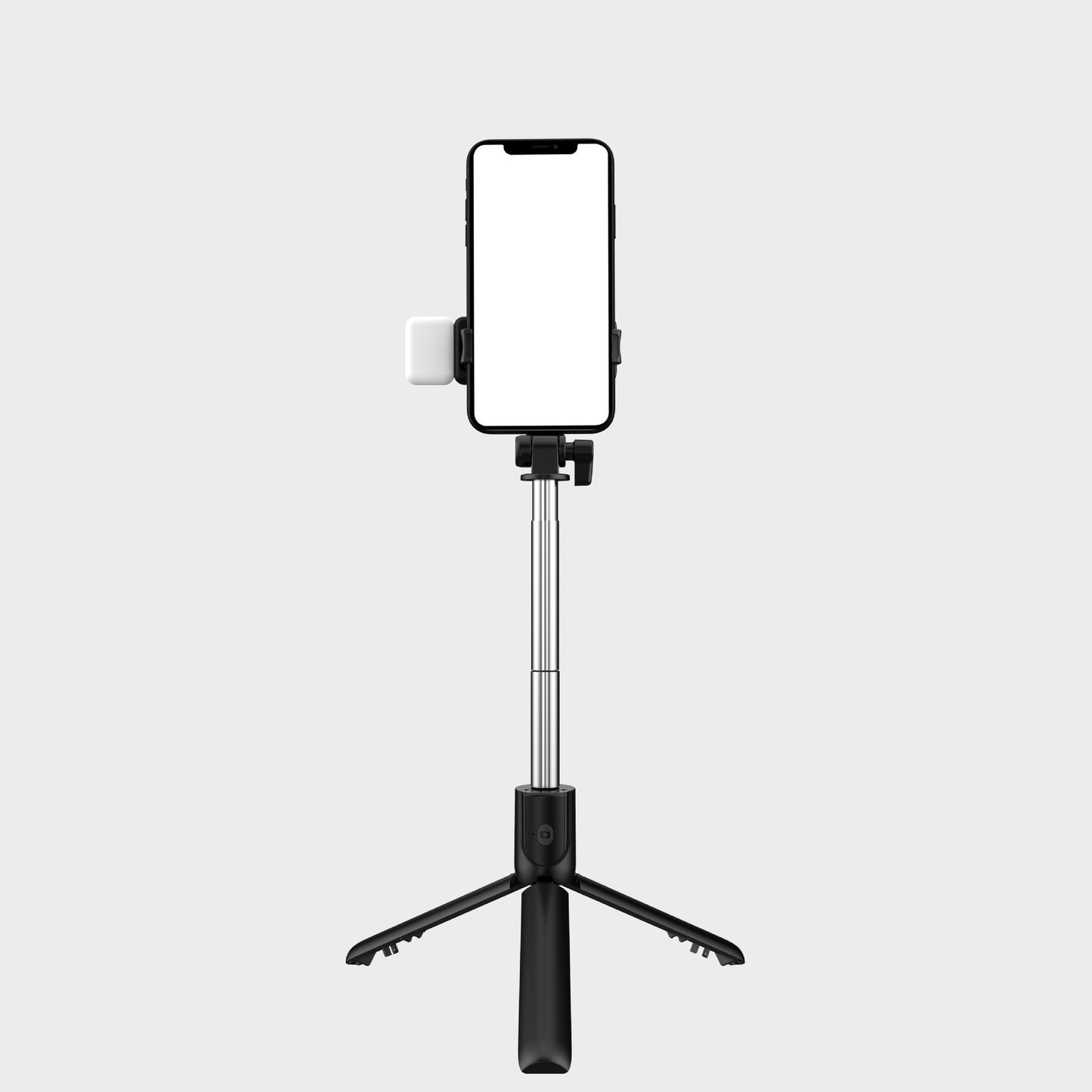 Adjustable Bluetooth Selfie Stick with Tripod and Fill Light