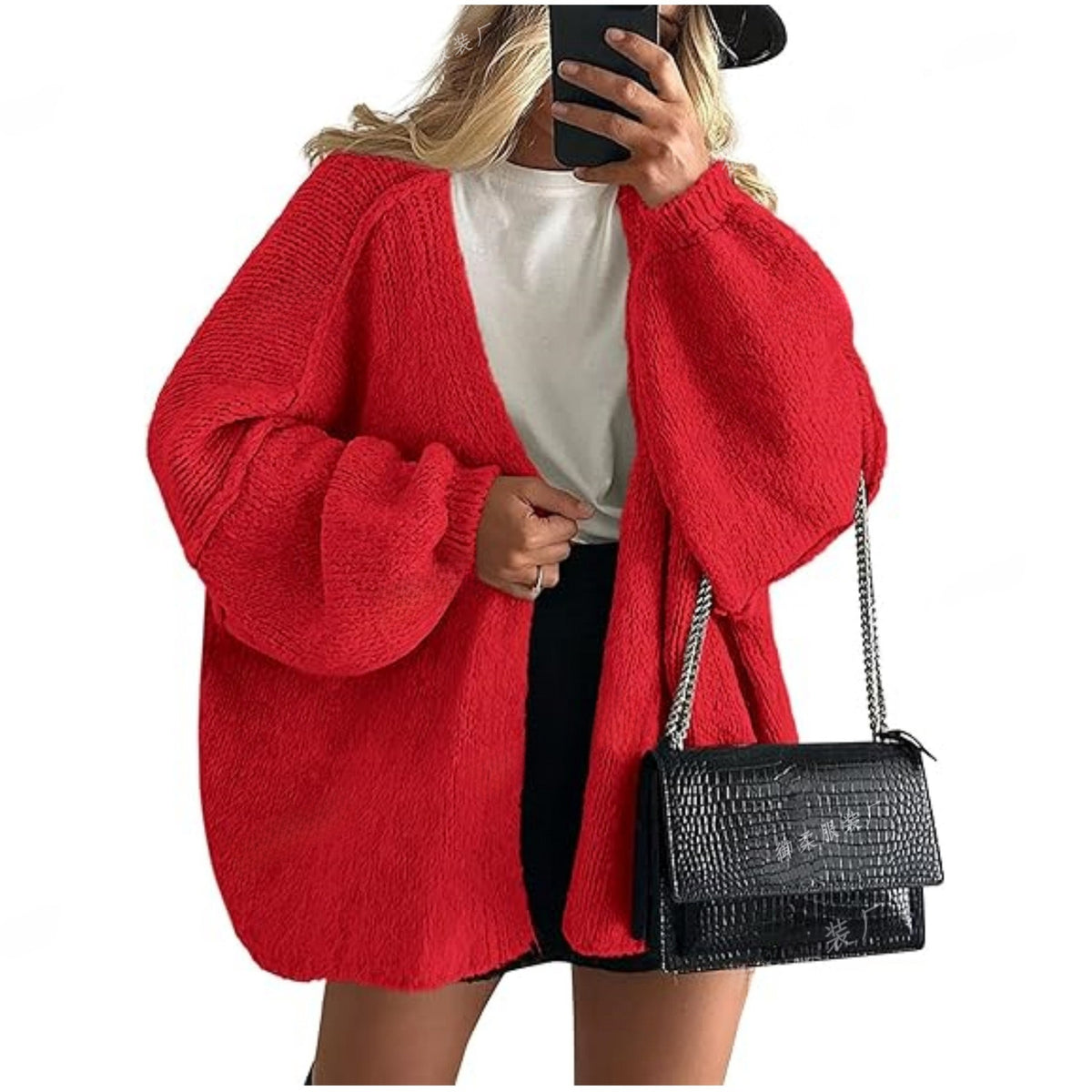 Women's Longline Knit Cardigan – S–5XL