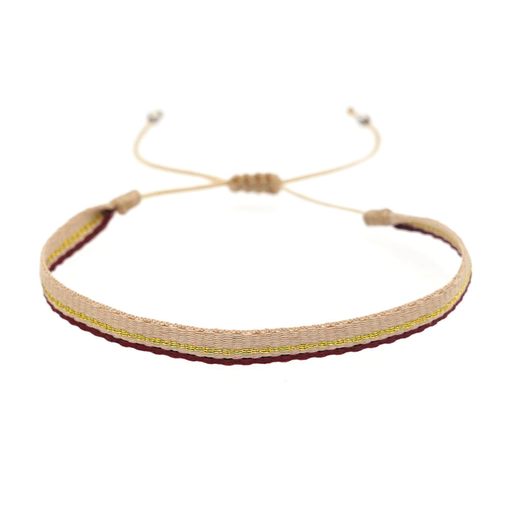 Bohemian Hand-Woven Bracelet