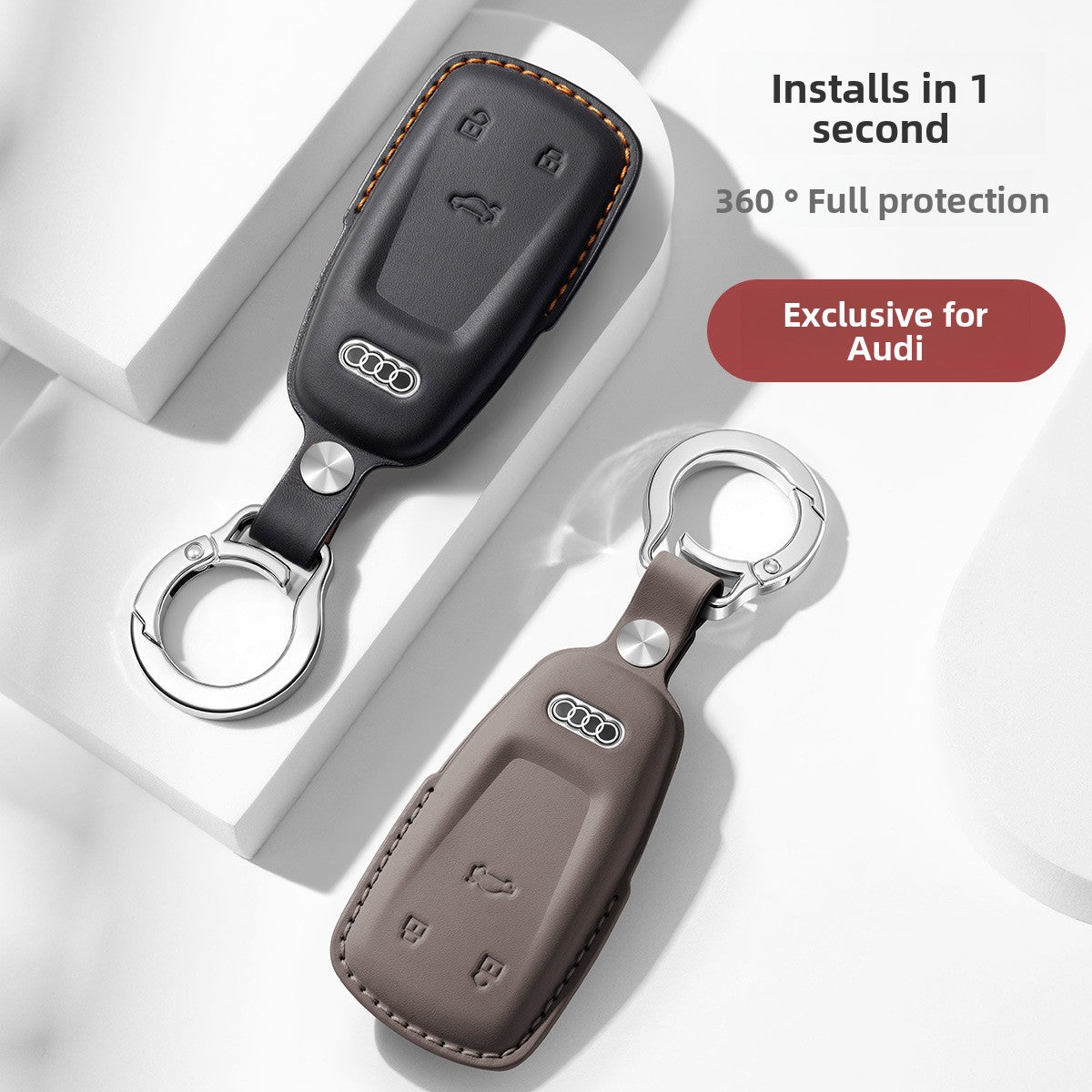 Audi Genuine Leather Key Cover
