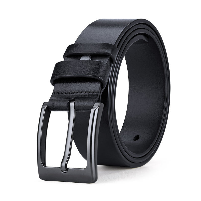 Men's Genuine Leather Pin-Buckle Belt