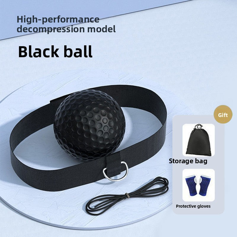 Head-Mounted Boxing Reaction Speed Training Ball