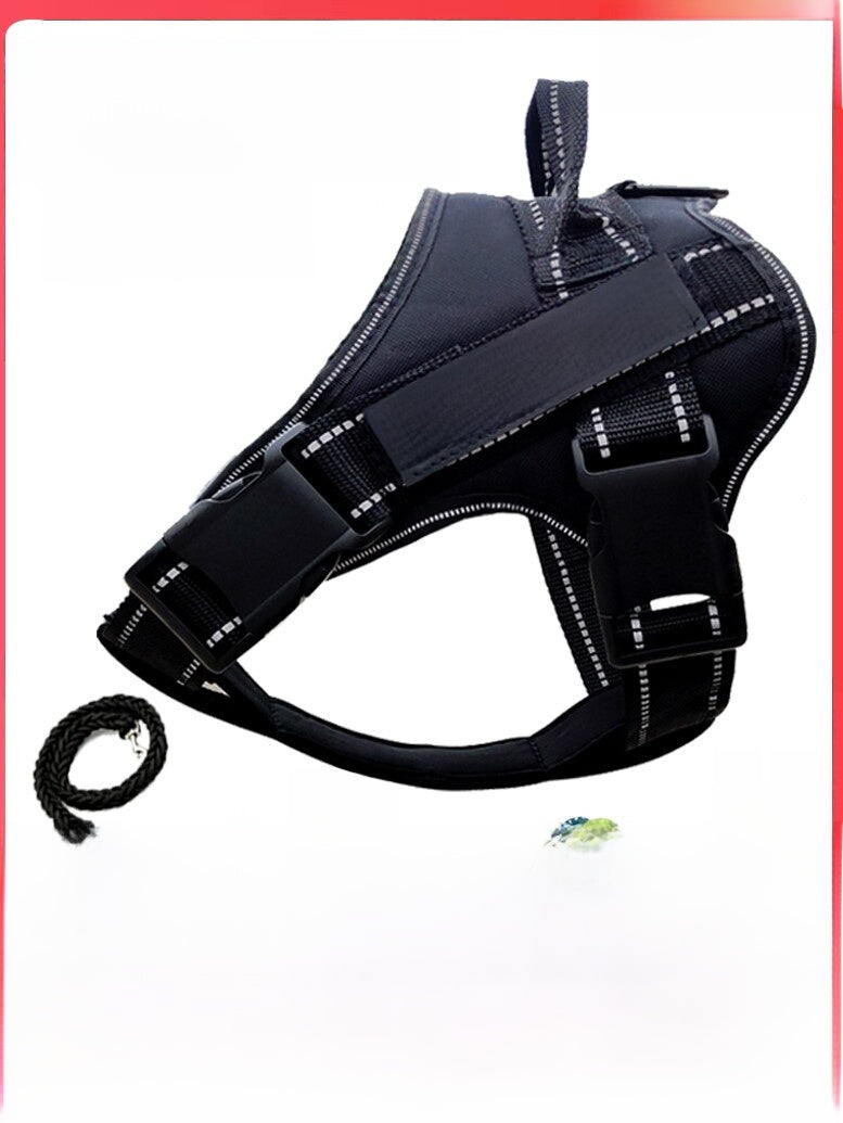 Adjustable Dog Harness with Reflective Leash