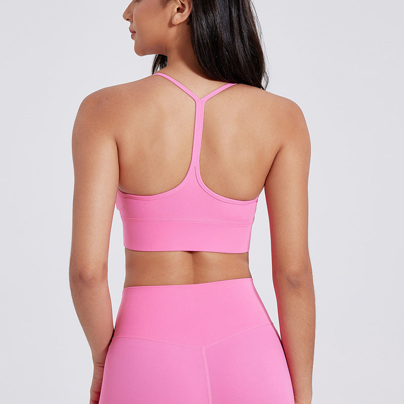 Seamless Y-Back Sports Bra