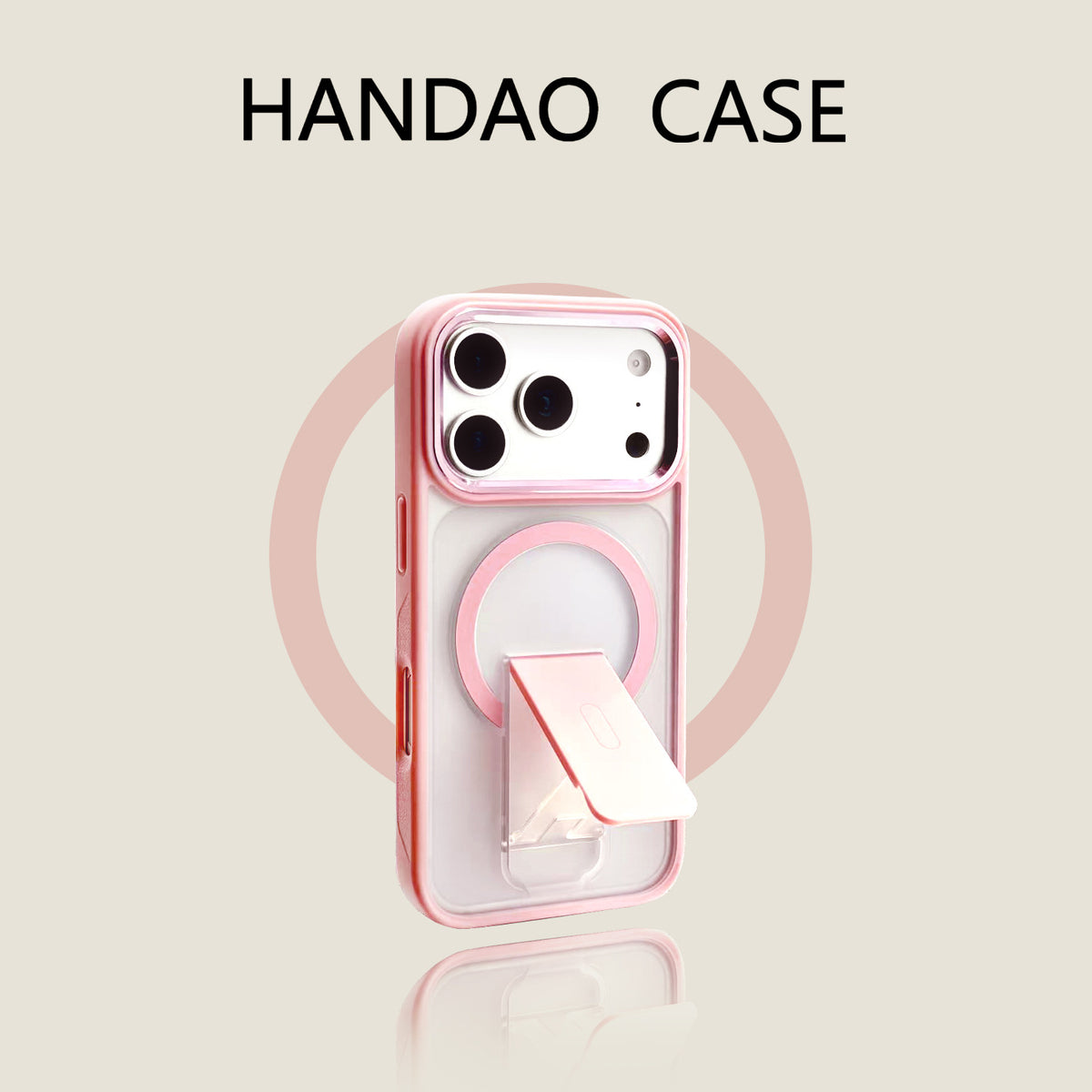 Magnetic Stand Phone Case with Matte Skin-Feel Protection