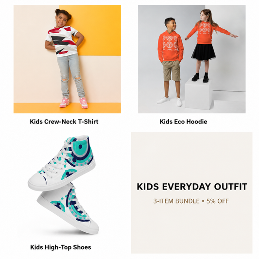 Kids everyday outfit 3-item bundle with 5% off