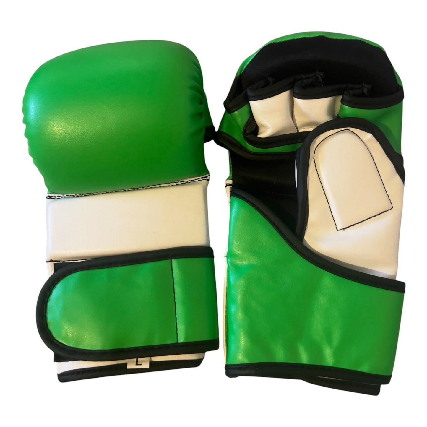 MMA Grappling & Sparring Gloves – Pro-Flex Design (Green/White)
