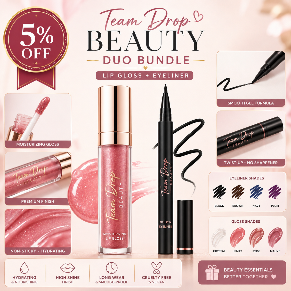 Team Drop Beauty Duo Bundle 5% Off main advertisement