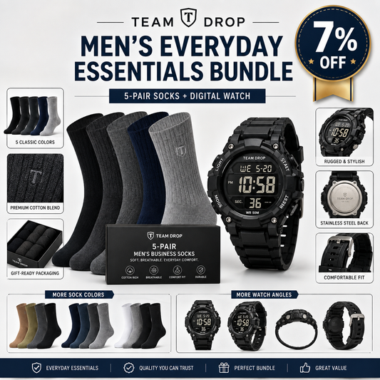 Team Drop Men's Everyday Essentials Bundle 7% Off main advertisement