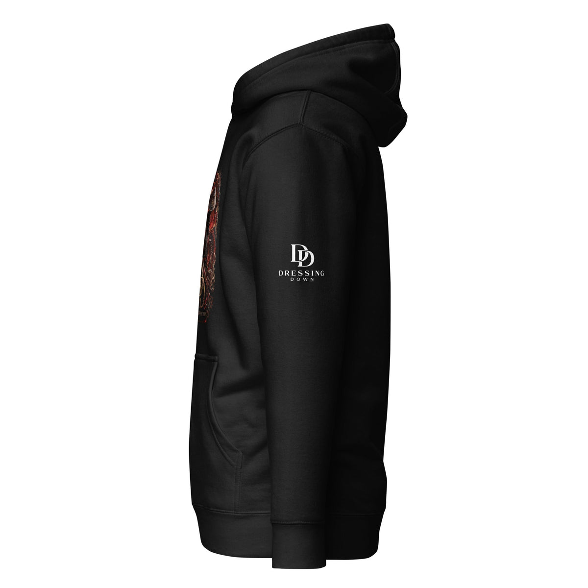 Dressing Down Unisex Hoodie – Design 05 – view 4