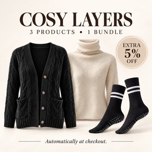 Bundle advertisement - all three included products - extra 5% off at checkout